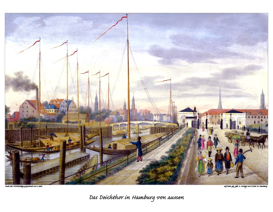 Hamburg Deichtor by Suhr