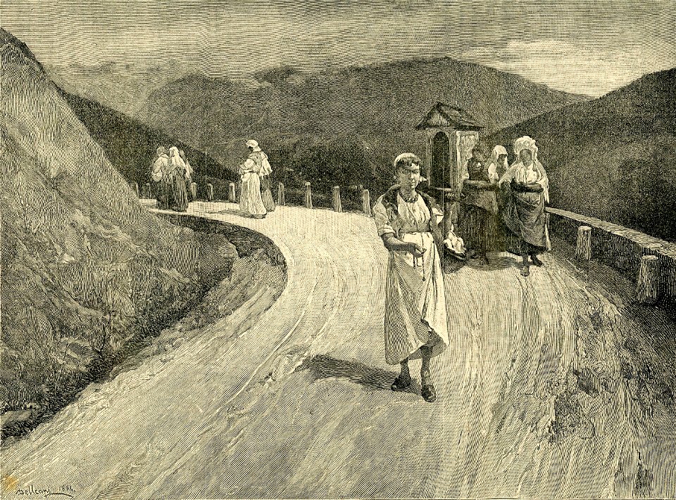 Sulla via Sacra, di Lorenzo Delleani