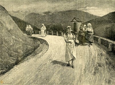 Sulla via Sacra, di Lorenzo Delleani