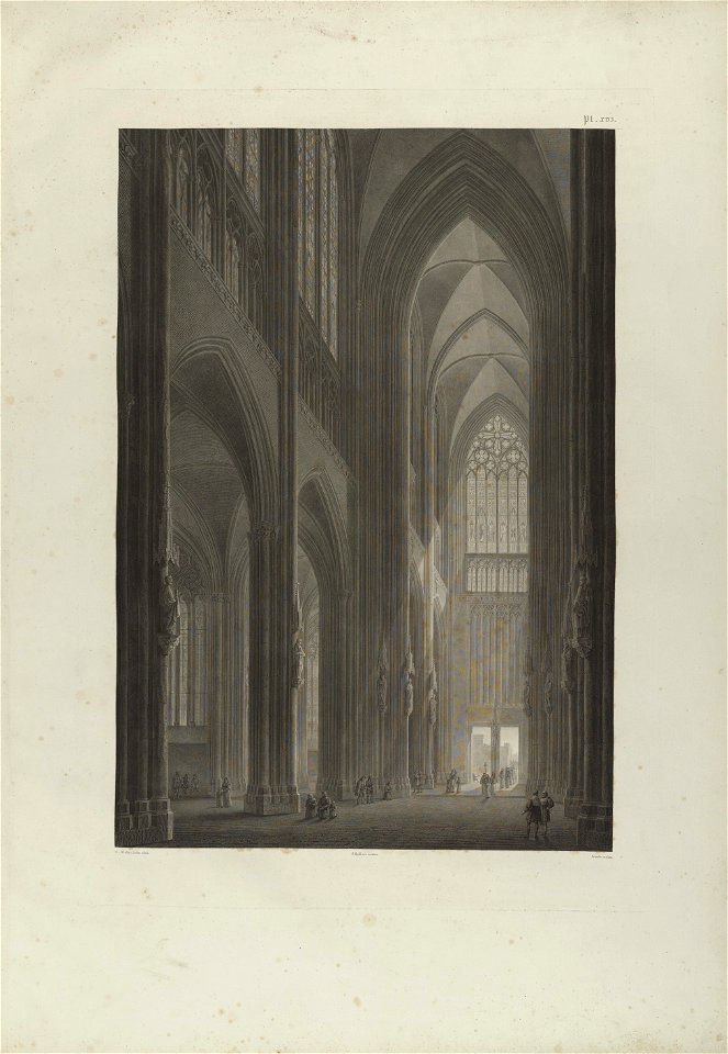 Sulpiz Boisserée, Ansichten, Risse und einzelne Theile des Doms von Köln, Tafel 15