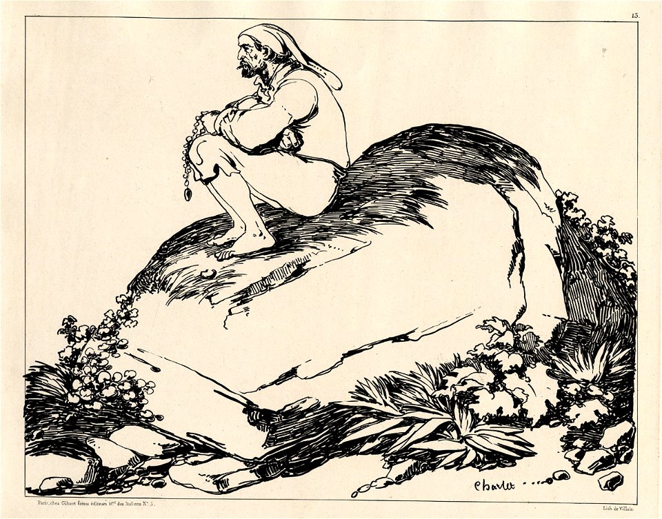 Suite de dessins a la plume 1839 (BM 1852,0424.215)