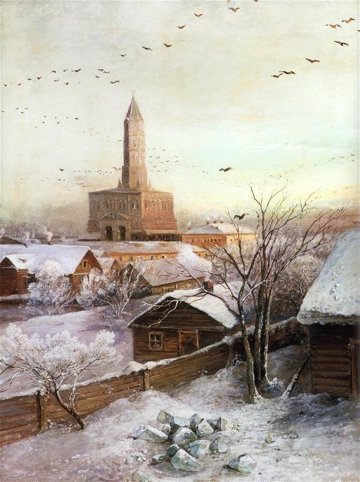 Sukharev Tower in Moscow (Savrasov, 1872)