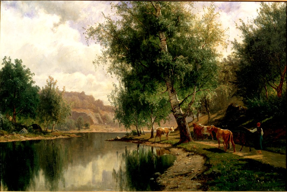 Summer Landscape (Edvard Bergh) - Nationalmuseum - 20138