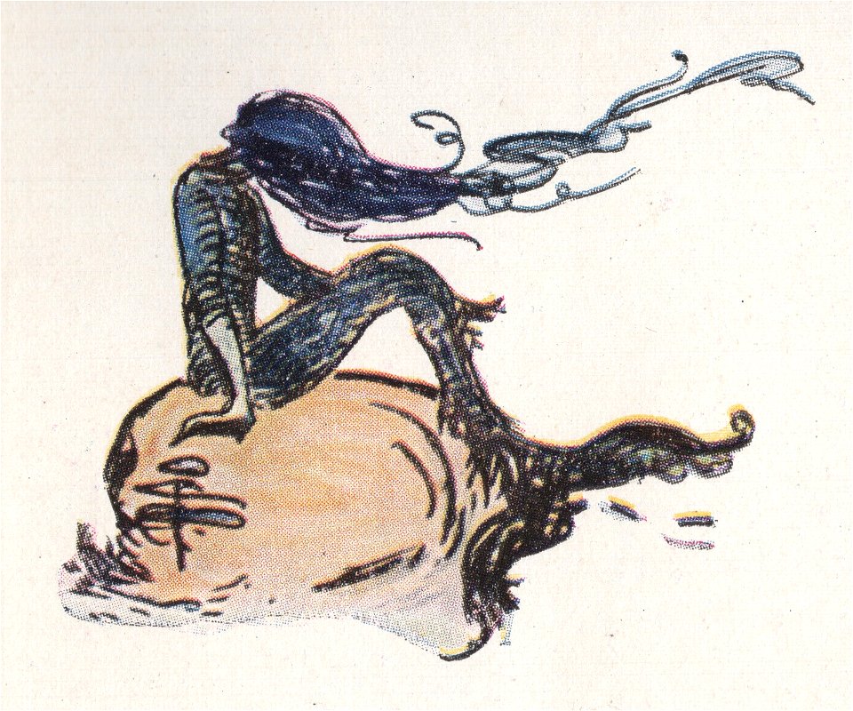 Susan and the Mermaid - Mer-lady drying her hair