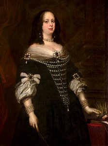 Sustermans, Justus (workshop) - Portrait of Vittoria della Rovere, Grand Duchess of Tuscany (Siena). Free illustration for personal and commercial use.