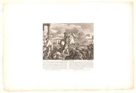 Suprise de St. Eustache - dessiné par P.C. Marillier ; gravé par N. Ponce, Graveur de Mgr. le Comte d'Artois. LCCN2017658516