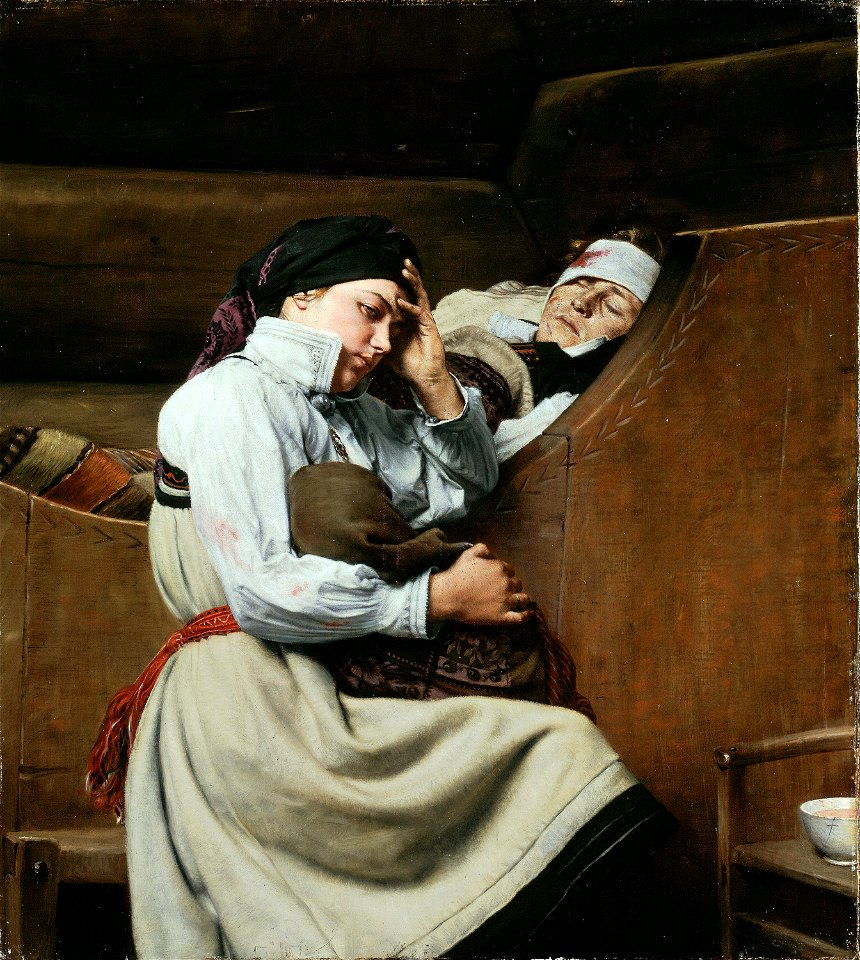 Carl Fredrik Sundt-Hansen - Wounded - NG.M.00989 - National Museum of Art, Architecture and Design