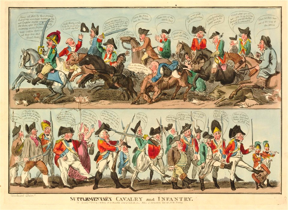 Supplementary cavalry and infantry. (BM 1917,1208.4112)