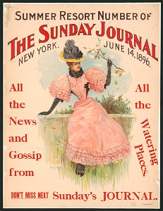 Summer resort number of The Sunday Journal, New York, June 14, 1896 ... - Archie Gunn. LCCN2014649610