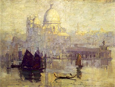 Sunrise on Santa Maria della Salute (Arthur Streeton)