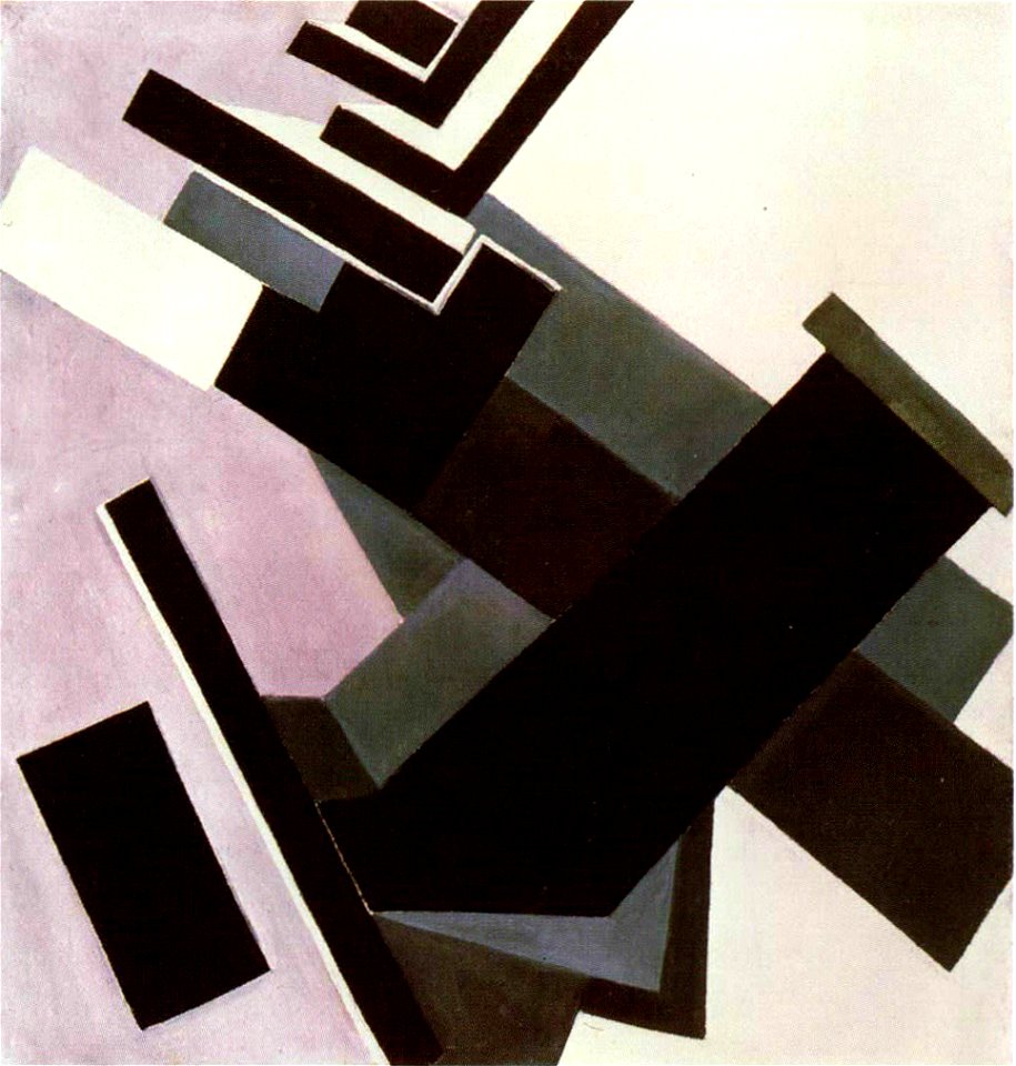 Suprematism (Rozanova, 1916) 1
