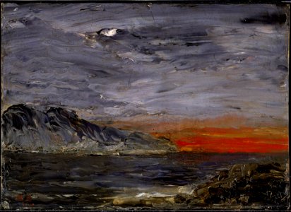 Sunset (August Strindberg) - Nationalmuseum - 23217