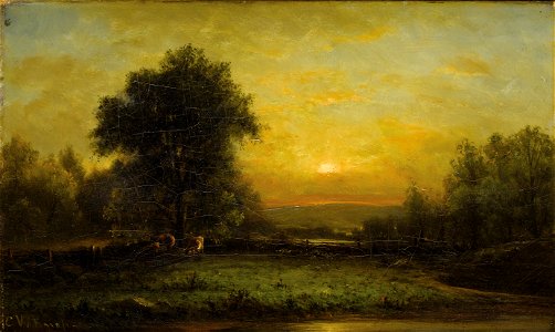 Sunset Little Miami Valley-Charles Wilson Knapp