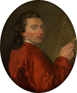 Joseph-Benoît Suvée - Zelfportret (1771)