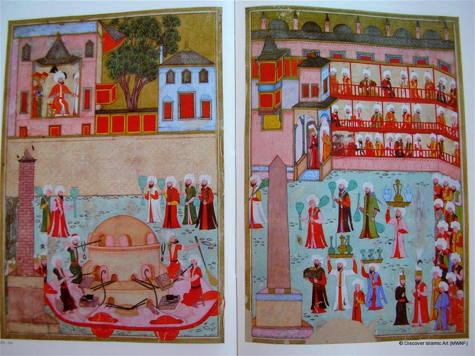 Surname-i Hümayun - glassblowers parade