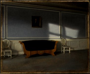 Sunshine in the Drawingroom III (Vilhelm Hammershøi) - Nationalmuseum - 41485