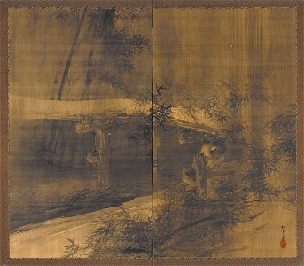 Suzuki Shonen - Tanuki under a Bridge - 2006.120 - Indianapolis Museum of Art