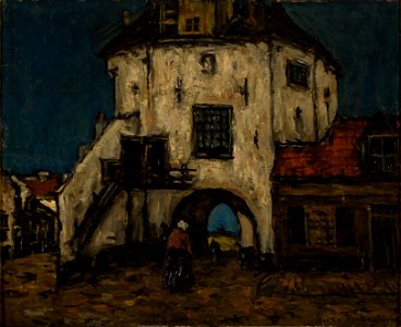 Suze Robertson - De vispoort te Harderwijk - BR0001 (R468) - Rijksmuseum Twenthe