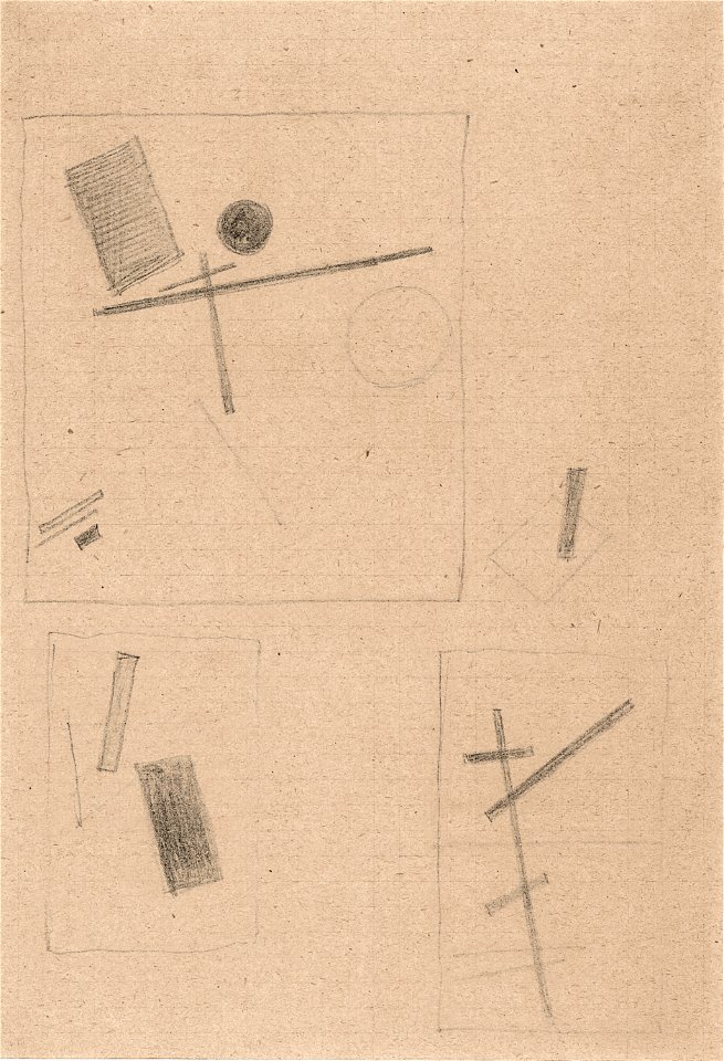 Suprematist Drawings (ca. 1919)