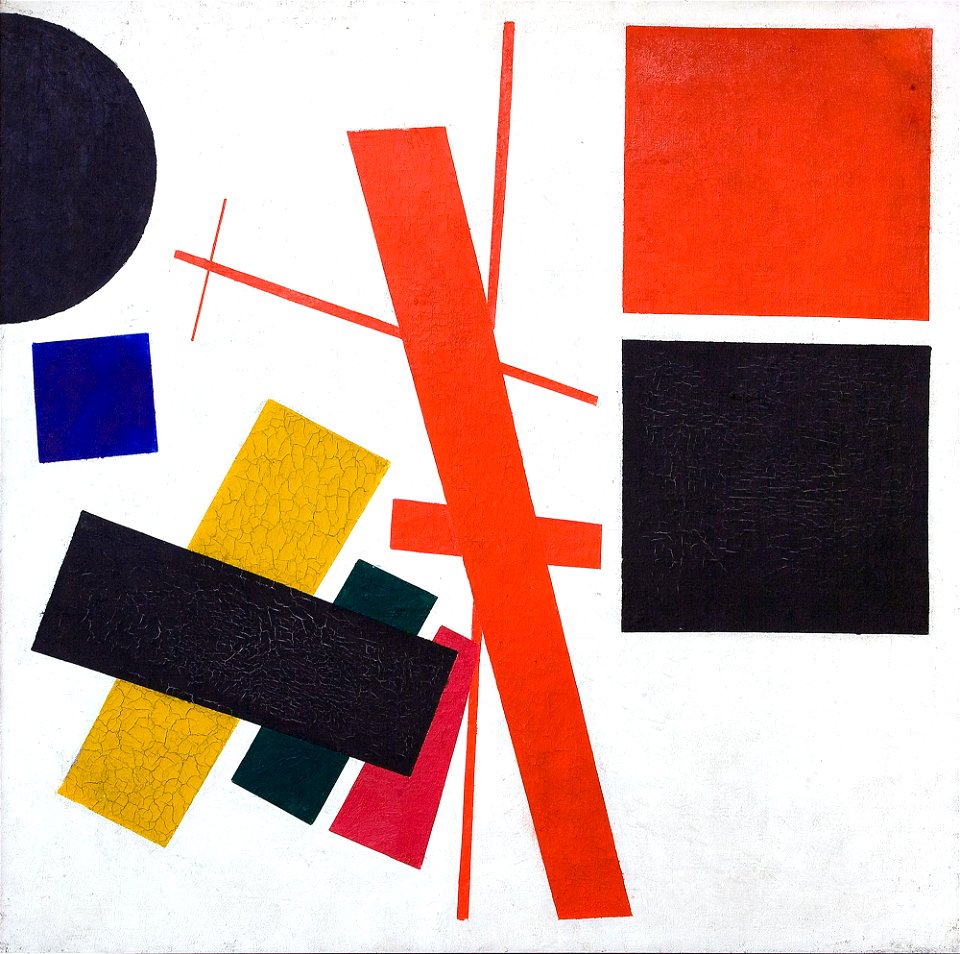 Suprematism - Abstract Composition (Malevich, 1915)