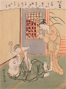 Suzuki Harunobu – Hotei, c. 1769