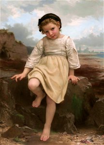 Sur le rocher, by William-Adolphe Bouguereau