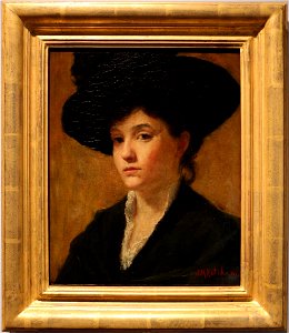Susan merrill ketcham, studio di cappello, 1889