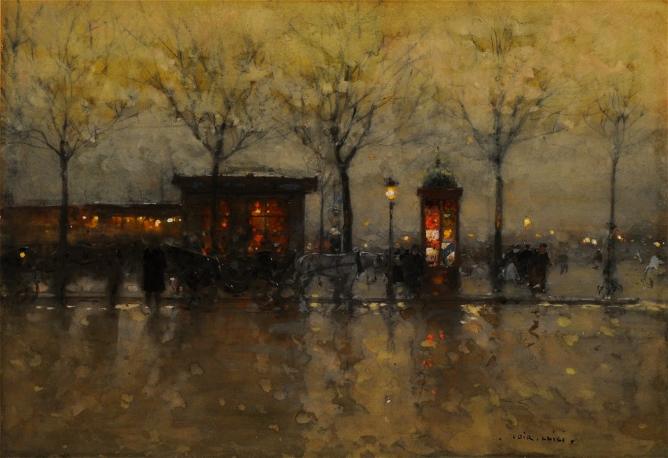 Sur le quais de Paris - Luigi Loir