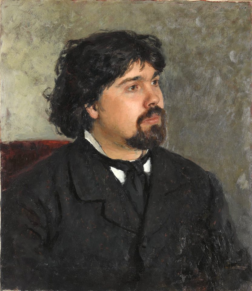 Surikov by Repin