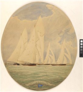 Surf 54 Tons - F.D. Lambert Esq Winner of 40 pound Prize - June 20, 1873 RMG PY0485