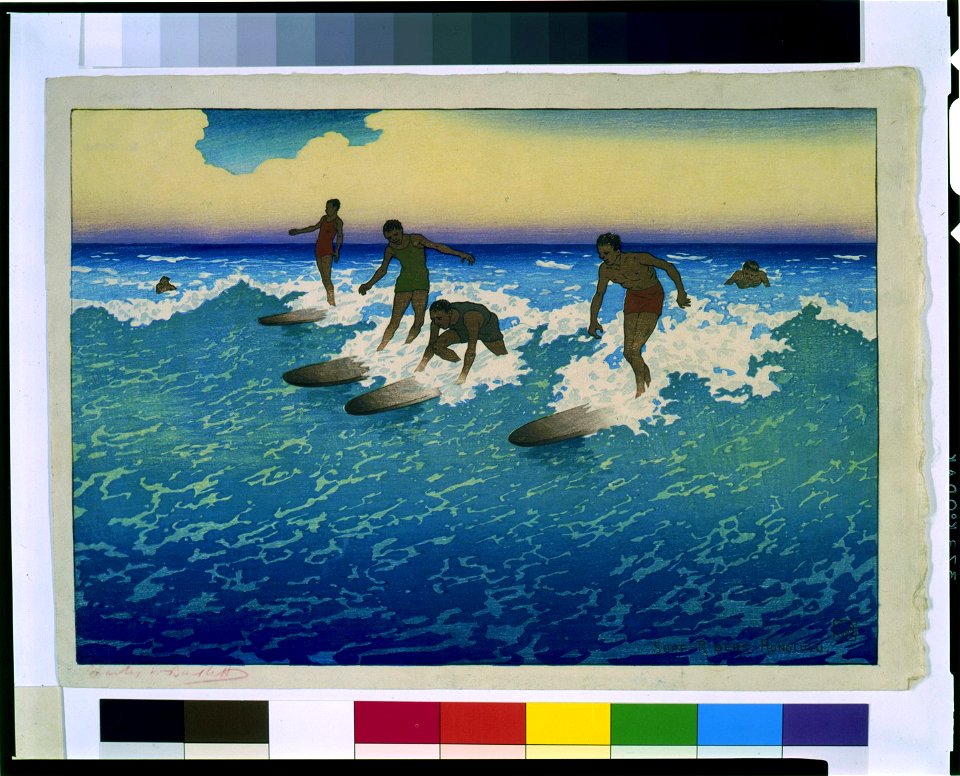Surf riders, Honolulu - CWB. LCCN92513811