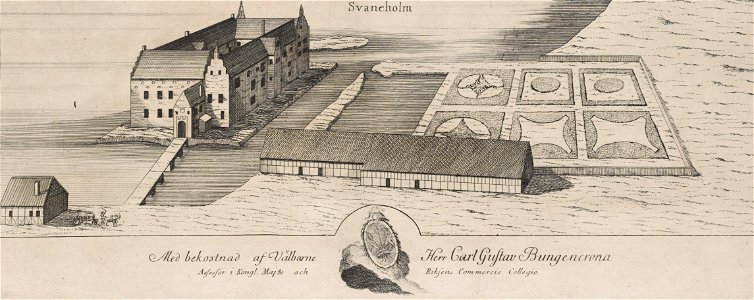 Svaneholm Castle in 1680