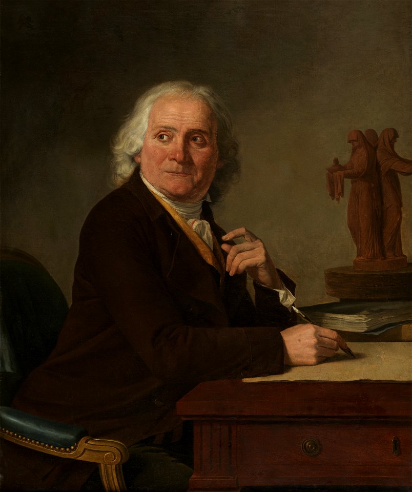 Joseph-Benoît Suvée - Portret van Jean Rameau (1793)