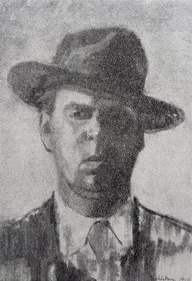 Sven Sahlsten självporträtt