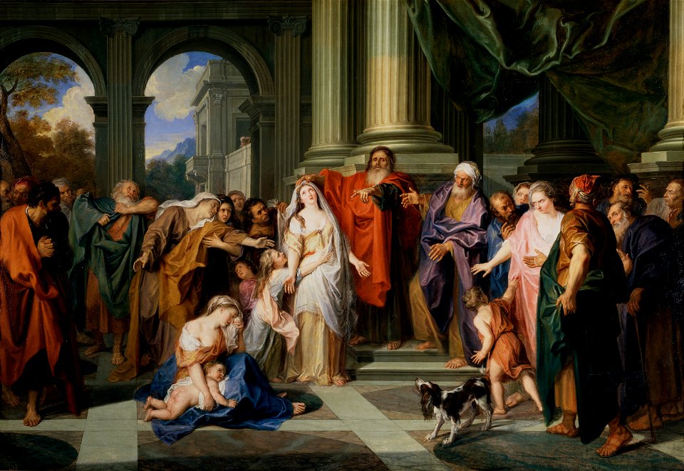 Susana acusada de adulterio (Antoine Coypel)