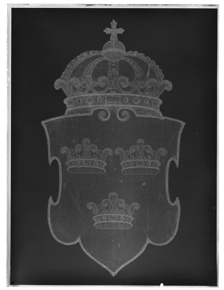 Svea vapen - Livrustkammaren - 42906-negative