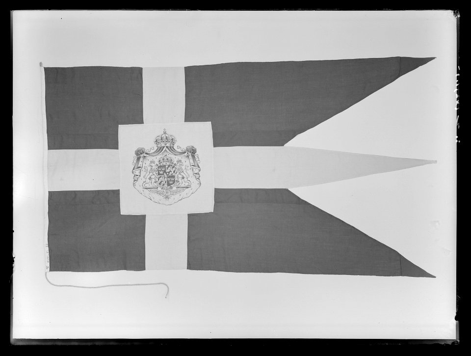 Svensk kunglig flagga - Livrustkammaren - 77274
