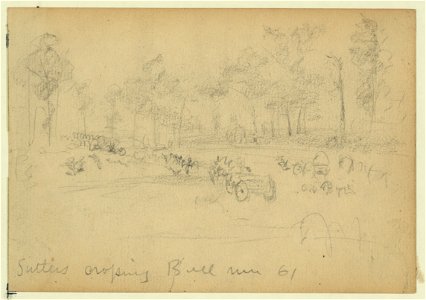 Sutlers crossing Bull Run 61 LCCN2004660151