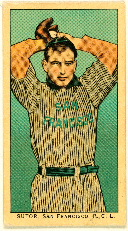 Sutor, San Francisco Team, baseball card portrait LCCN2008677341