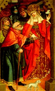 Sv. Helena gre z Judom iskat Kristusov križ