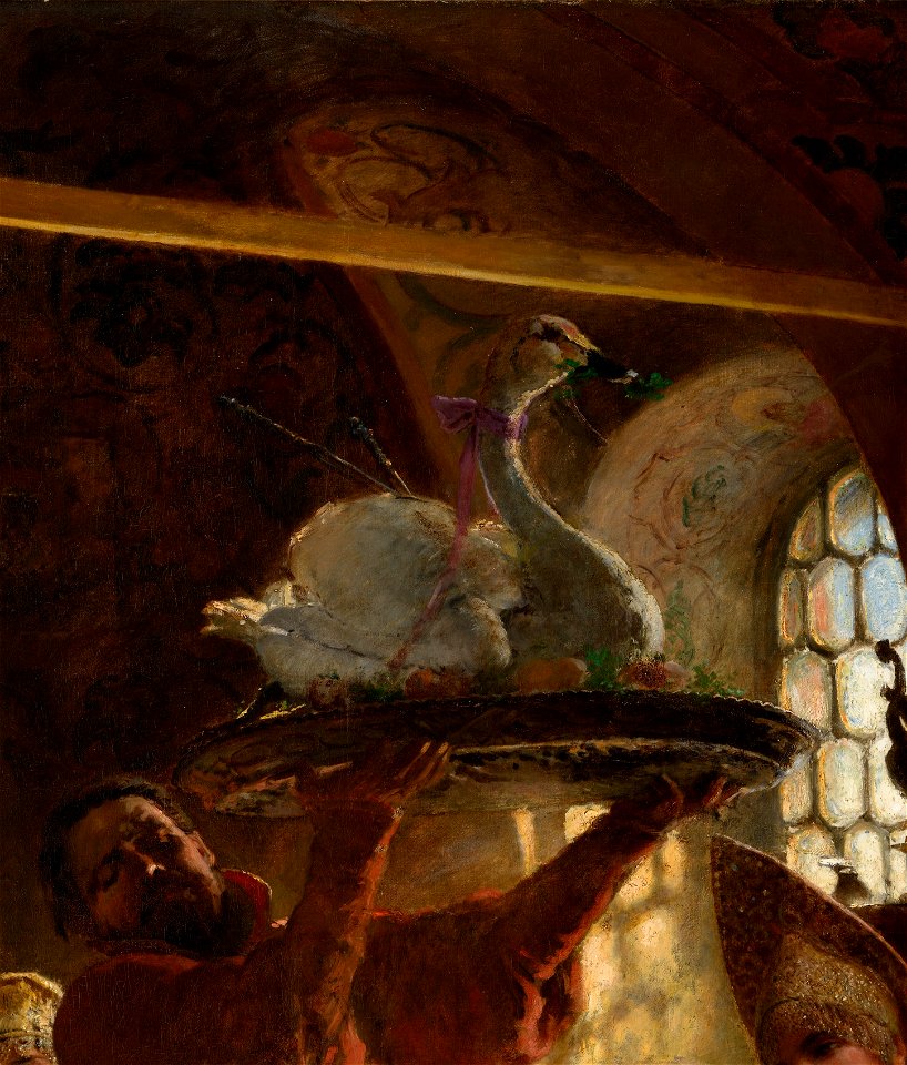 Swan - A Boyar Wedding Feast (Konstantin Makovsky, 1883) Google Cultural Institute (cropped)