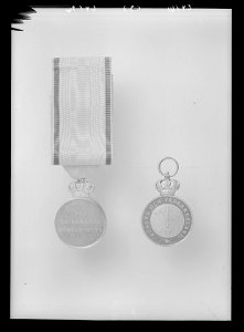 Svärdsmedaljen av silver, Sverige - Livrustkammaren - 34798