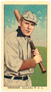 Swander, Oakland Team, baseball card portrait LCCN2008677048
