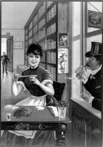 Sweet Violet cigarettes. Globe Tobacco Co LCCN2003680533