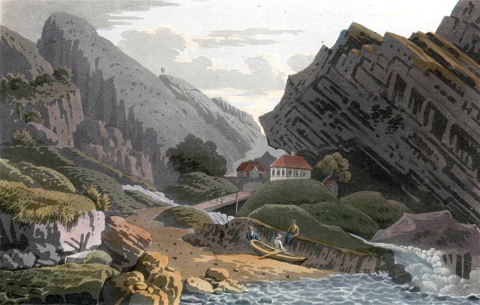 Svinesund Ferry, Swedish side (JW Edy plate 80)