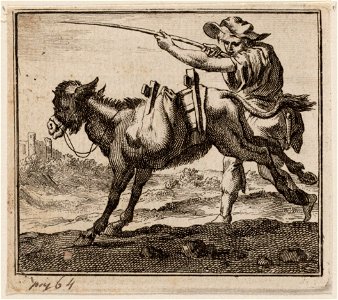 Sy stelt sich, als een lastbaar dier, objectnr A 19148