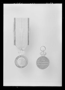 Svärdsmedaljen i silver - Livrustkammaren - 43359