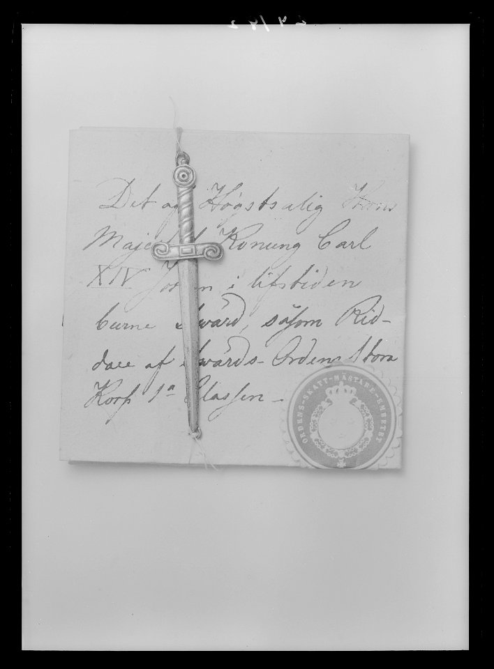 Svärdsorden svärd - Livrustkammaren - 17673