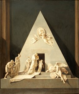 Swagers, Charles, The Tomb of Maria Christina of Austria, by Antonio Canova, 1820s
