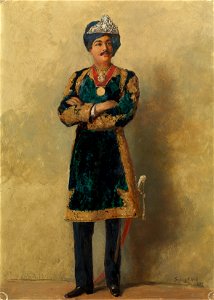 Sydney Prior Hall (1842-1922) - The Maharaja of Cooch Behar (1862-1911) - RCIN 403827 - Royal Collection